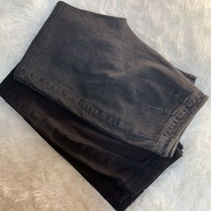 Two petite 2 crop pants